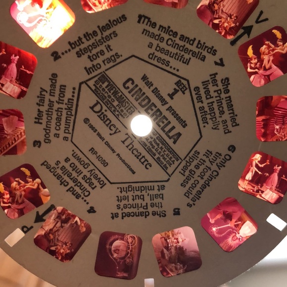 Rare Vintage Cinderella Disney View Master Reel 1969 - Picture 5 of 7